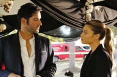 Tom Ellis and Lauren German in the 'Monster' episode of Lucifer