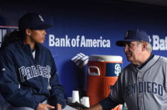 Kylie Bunbury and Dan Lauria in Pitch - 'San Francisco'