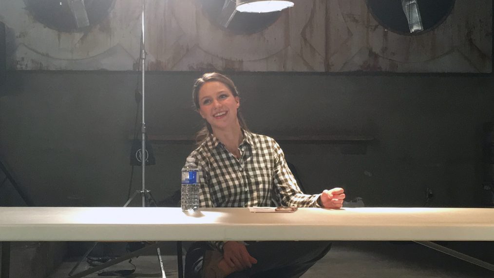 Melissa Benoist Supergirl Season 2 Set Visit