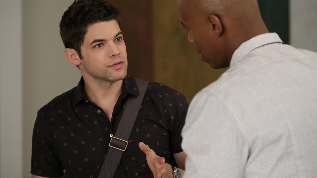 Supergirl - 'The Darkest Places' - Jeremy Jordan as Winn Schott and Mehcad Brooks as James Olsen