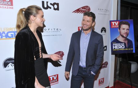 Shantel VanSanten and Ryan Phillippe attend the TV Guide and USA Network celebration of Ryan Phillippe's TV Guide Magazine cover