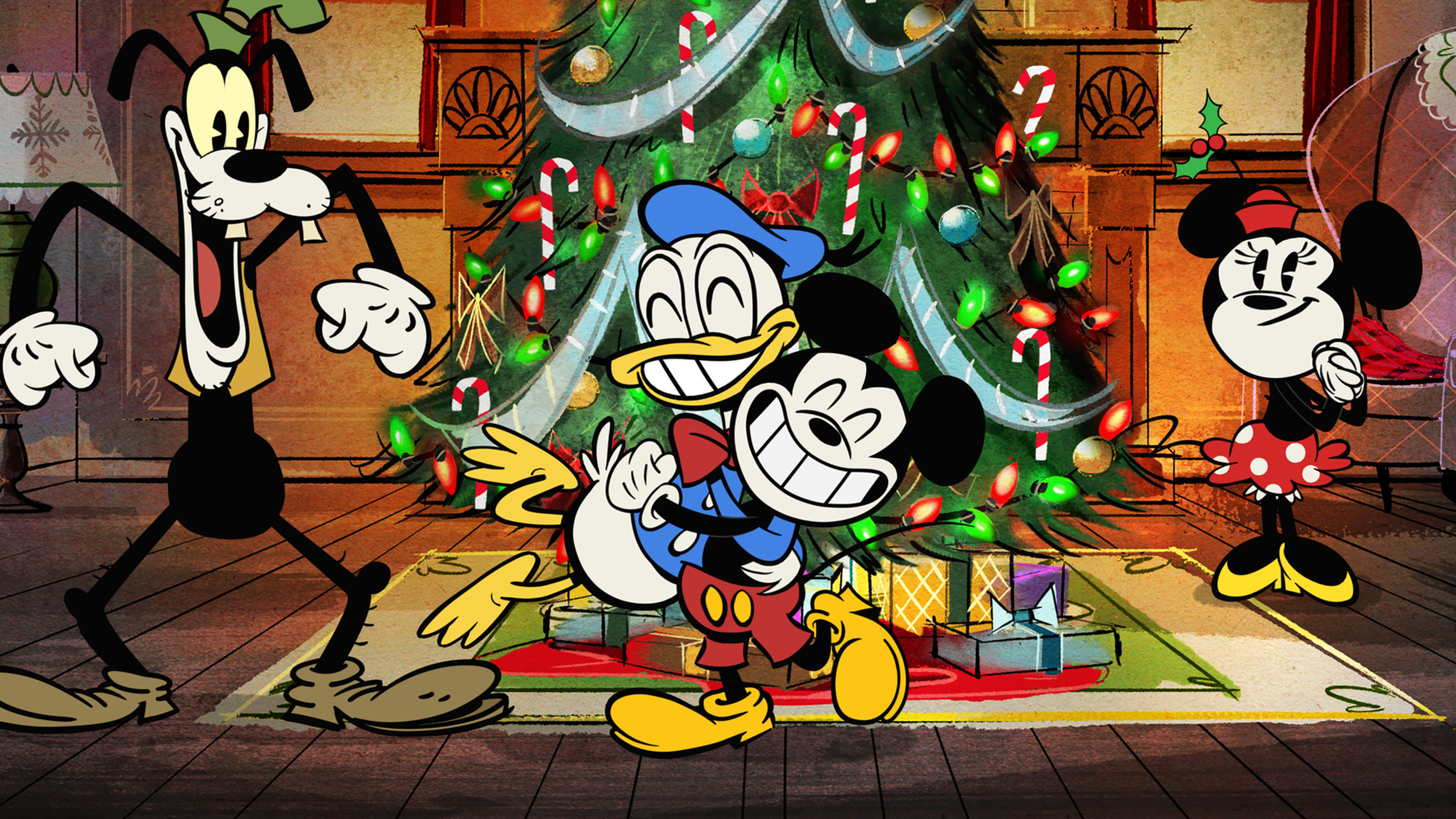 Mickey Mouse and Pals Get in the Holiday Spirit With 'Duck the Halls