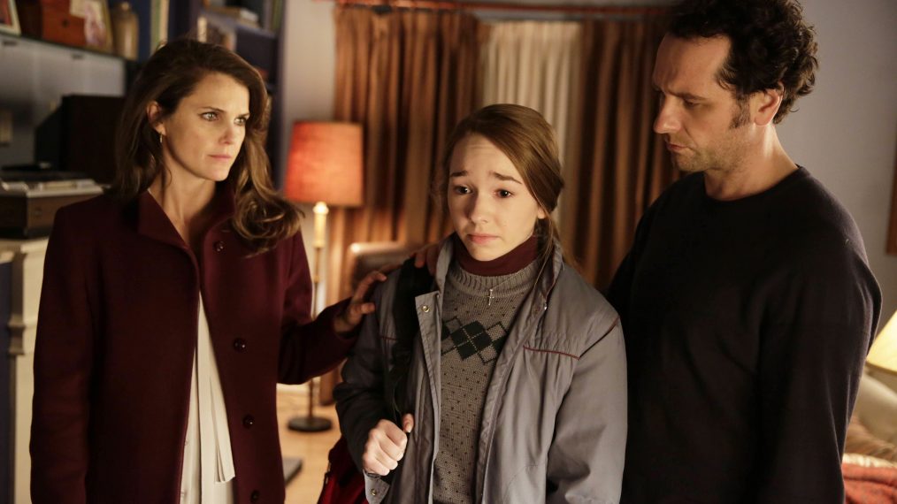 The Americans - Keri Russell as Elizabeth Jennings, Holly Taylor as Paige Jennings, Matthew Rhys as Philip Jennings