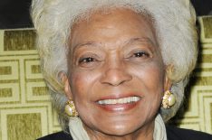 Nichelle Nichols on the set of The Young and the Restless