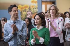 Powerless - Community Season Pilot - Danny Pudi as Teddy, Vanessa Hudgens as Emily, Christina Kirk as Jackie