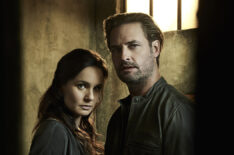 Sarah Wayne Callies as Katie Bowman, Josh Holloway as Will Bowman in 'Colony'