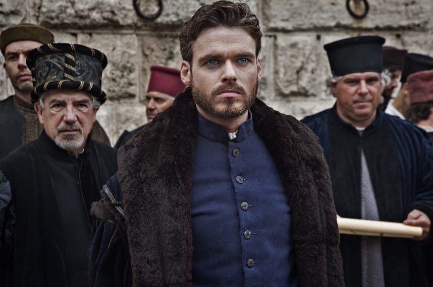 Richard Madden as Cosimo Medici in Medici: Masters of Florence