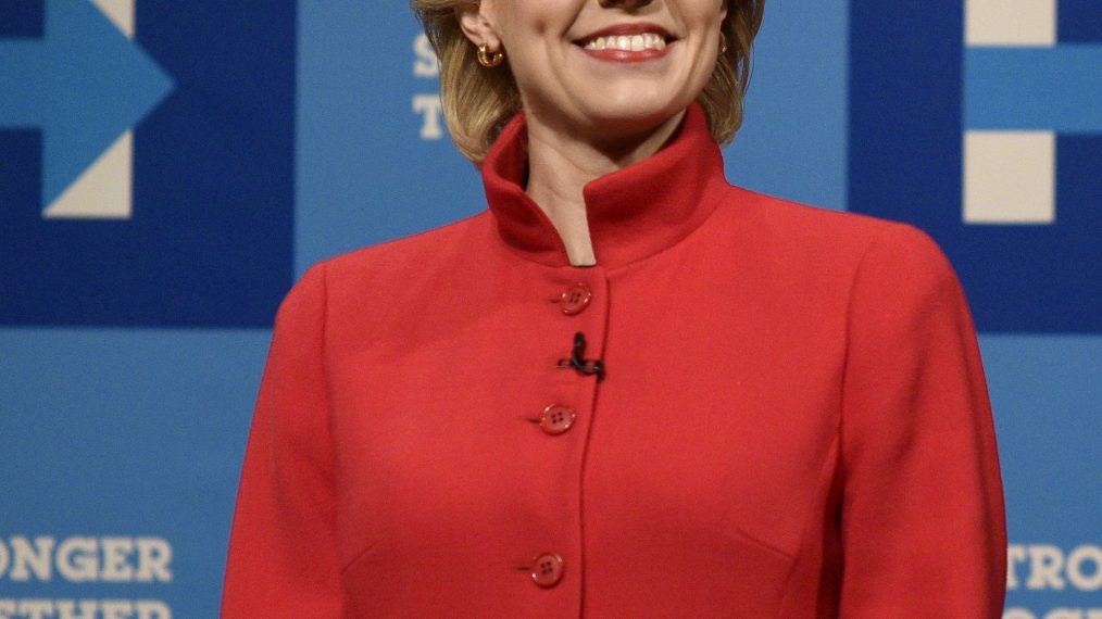 Kate McKinnon as Democratic Presidential Candidate Hillary Clinton on Saturday Night Live