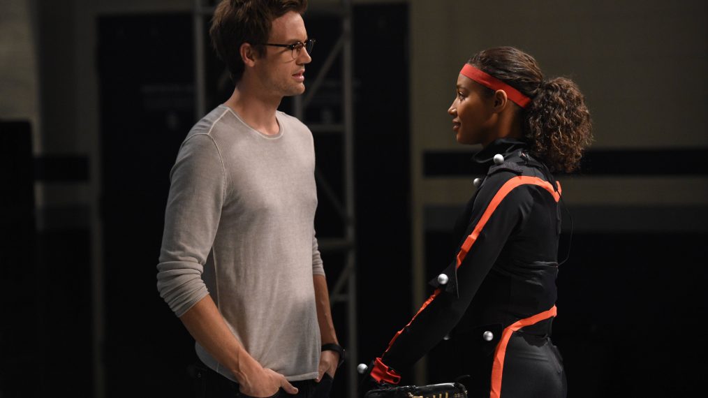 Tyler Hilton and Kylie Bunbury in Pitch