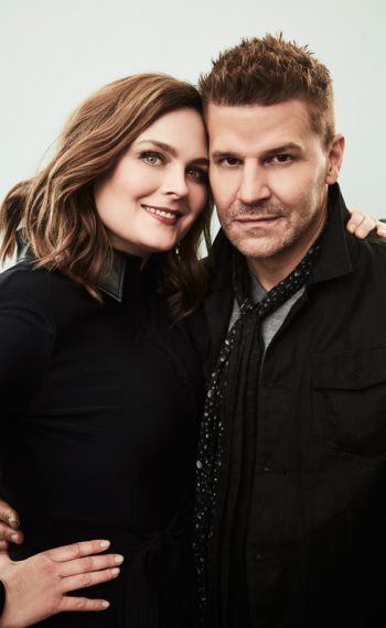 Emily Deschanel and David Boreanaz