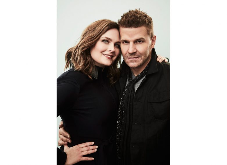 Emily Deschanel and David Boreanaz