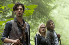 Hale Appleman as Eliot, Olivia Taylor Dudley as Alice, Jason Ralph as Quentin in The Magicians - Season 2 - 'Night of Crowns'