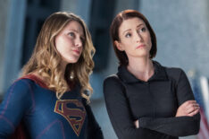 Supergirl - Melissa Benoist as Kara/Supergirl and Chyler Leigh as Alex Danvers