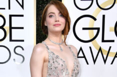 Emma Stone attends the 74th Annual Golden Globe Awards