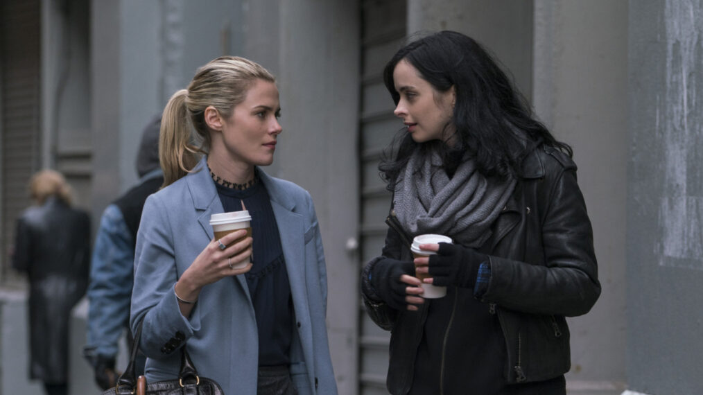 Marvel's The Defenders - Rachael Taylor as Trish Walker and Krysten Ritter as Jessica Jones