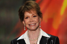 Moore accepts the Life Achievement Award onstage during the 18th Annual Screen Actors Guild Awards