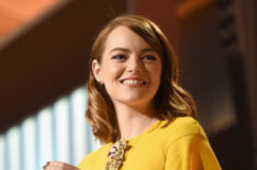 Emma Stone speaks onstage during The Hollywood Reporter's Annual Women in Entertainment Breakfast