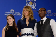 Anna Kendrick, Laura Dern, and Don Cheadle announce nominations for the 74th Annual Golden Globe Awards at The Beverly Hilton Hotel on December 12, 2016