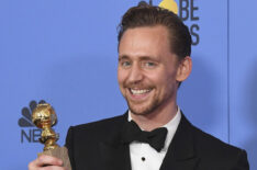Tom Hiddleston at the 74th Annual Golden Globe Awards