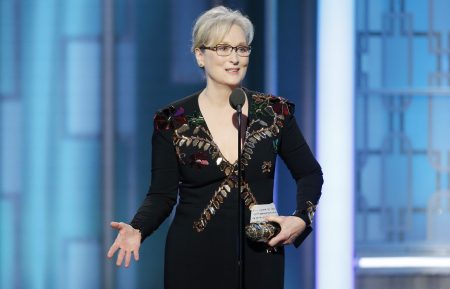 Meryl Streep accepts Cecil B. DeMille Award during the 74th Annual Golden Globe Awards