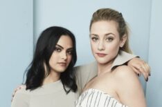 Camila Mendes and Lili Reinhart from CW's 'Riverdale' pose in the Getty Images Portrait Studio at the 2017 Winter Television Critics Association press tour