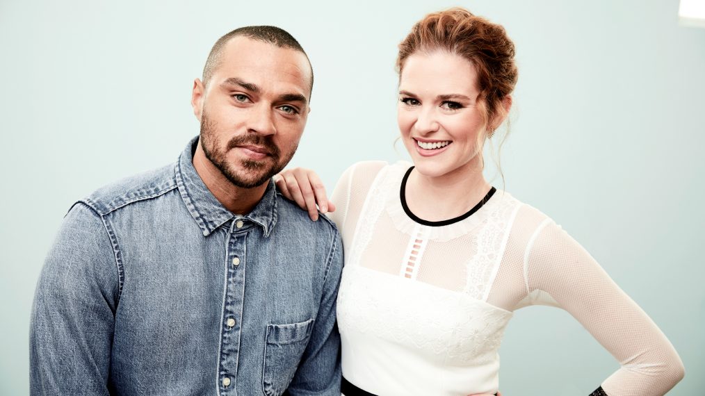 Jesse Williams and Sarah Drew - 2017 Winter TCA Portraits