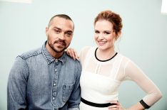 Jesse Williams and Sarah Drew - 2017 Winter TCA Portraits