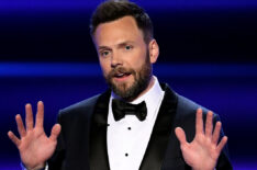 Host Joel McHale speaks onstage during the People's Choice Awards 2017