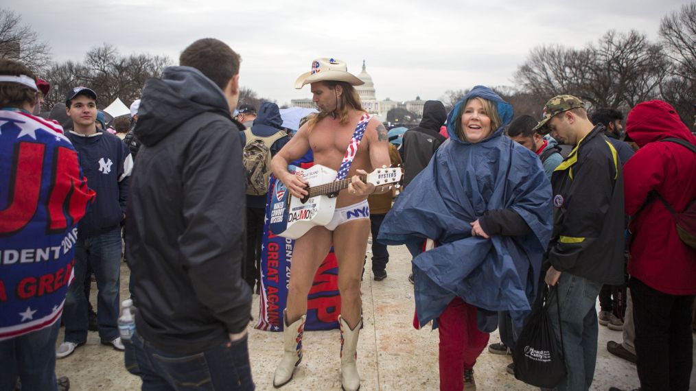 Protesters And Trump Supporters Gather In D.C. For Donald Trump Inauguration