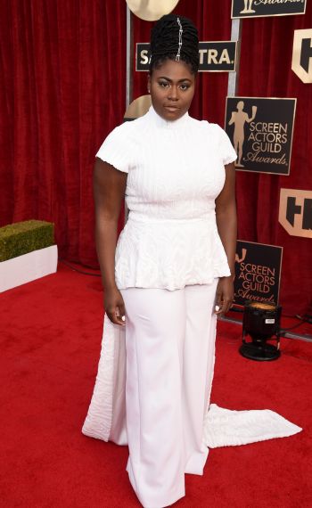 Danielle Brooks attends The 23rd Annual Screen Actors Guild Awards in 2017