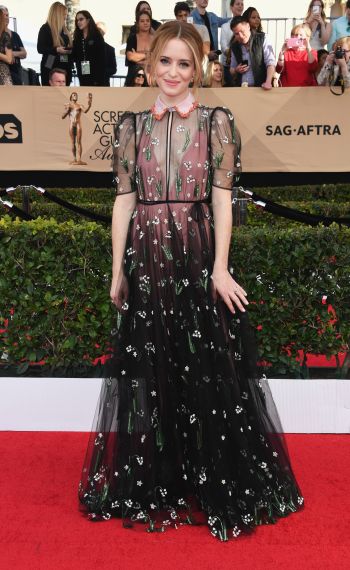 Claire Foy attends the 23rd Annual Screen Actors Guild Awards