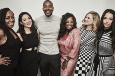 Tichina Arnold, Camille Guaty, McKinley Freeman, Star Jones, and Chloe Bridges from VH1's 'Daytime Divas' pose in the Getty Images Portrait Studio at the 2017 Winter Television Critics Association press tour
