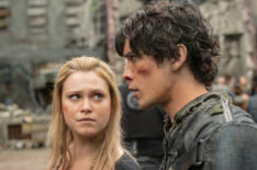 The 100 - Eliza Taylor and Bob Morley