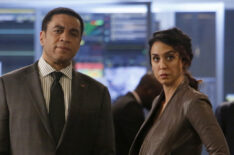 Harry Lennix as Harold Cooper, Mozhan Marno as Samar Navabi in The Blacklist - Season 3 - 'Lady Ambrosia'