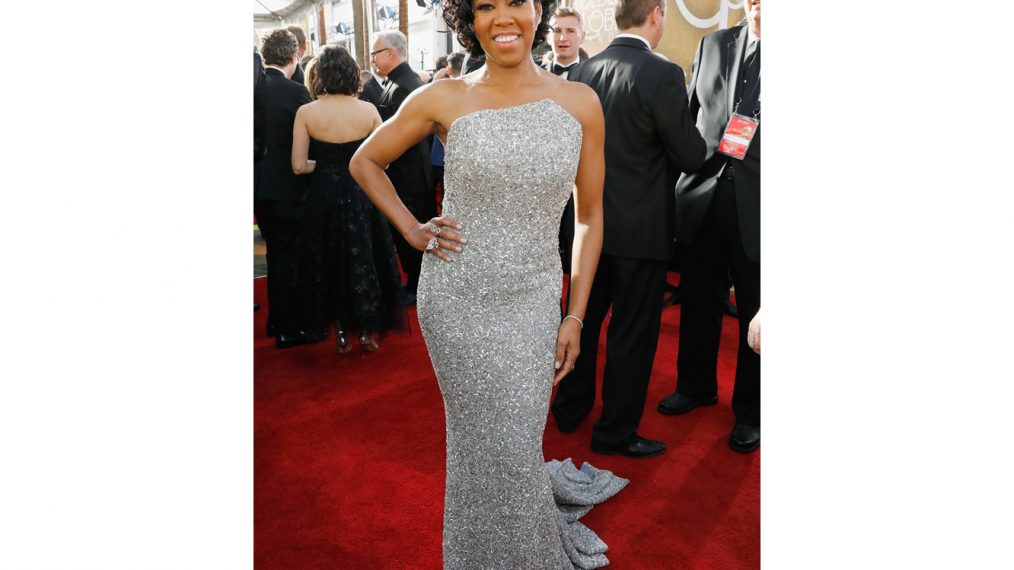 Regina King arrives to the 74th Annual Golden Globe Awards in 2017