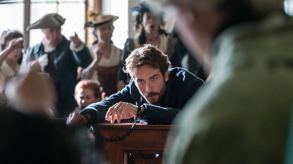 Tom Mison in the 'People v. Ichabod Crane' episode of Sleepy Hollow