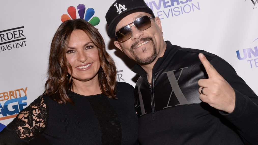 Mariska Hargitay and Ice-T attend the party to celebrate the Mariska Hargitay TV Guide Magazine cover issue