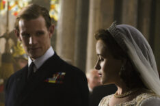 Matt Smith and Claire Foy in 'The Crown'