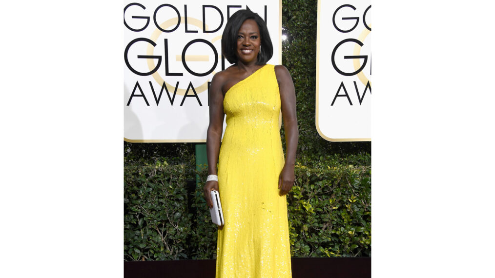 Viola Davis attends the 74th Annual Golden Globe Awards