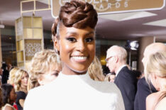 Issa Rae arrives to the 74th Annual Golden Globe Awards