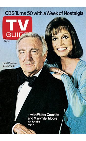 TV Guide Magazine - March 25, 1978 - Walter Cronkite and Mary Tyler Moore