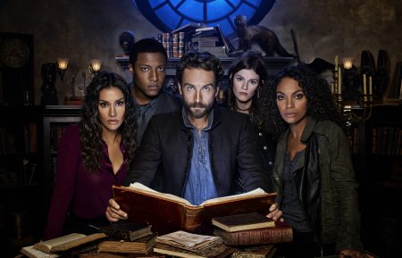 Janina Gavankar, Jerry MacKinnon, Tom Mison, Rachel Melvin and Lyndie Greenwood in Sleepy Hollow