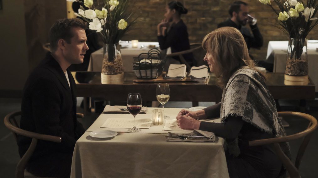 Gabriel Macht and Brynn Thayer on Suits - Season 6, Episode 12