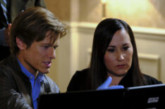 Lucas Till and Meredith Eaton on MacGyver