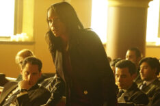 Matt McGorry, Aja Naomi King, Conrad Ricamora in How To Get Away With Murder