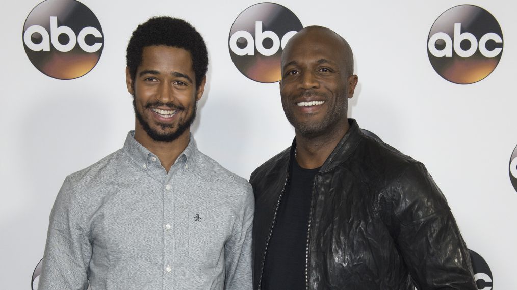 Alfred Enoch and Billy Brown