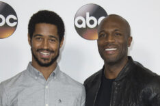 Alfred Enoch and Billy Brown