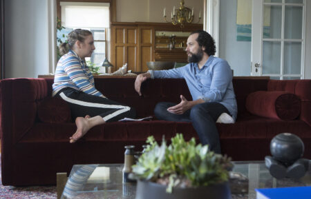 Lena Dunham and Matthew Rhys in Girls