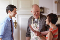 Trial & Error - Season Pilot - Nicholas D'Agosto as Josh, John Lithgow as Larry, Krysta Rodriguez as Summer