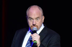 Louis C.K. performs on stage as The New York Comedy Festival